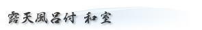 露天風呂付 和室