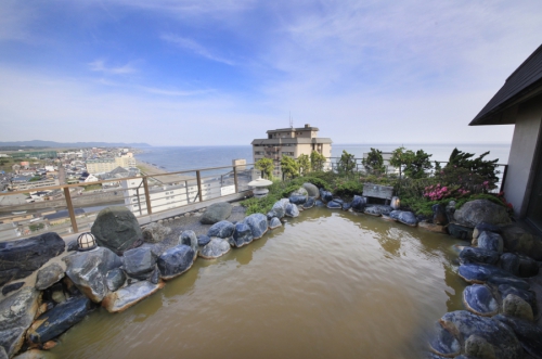 【海羊亭入浴券付】珍しい赤湯も楽しめるプラン