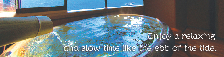 Enjoy a relaxing and slow time like the ebb of the tide..